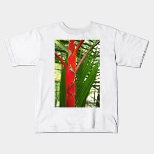 Red palm Kids T-Shirt